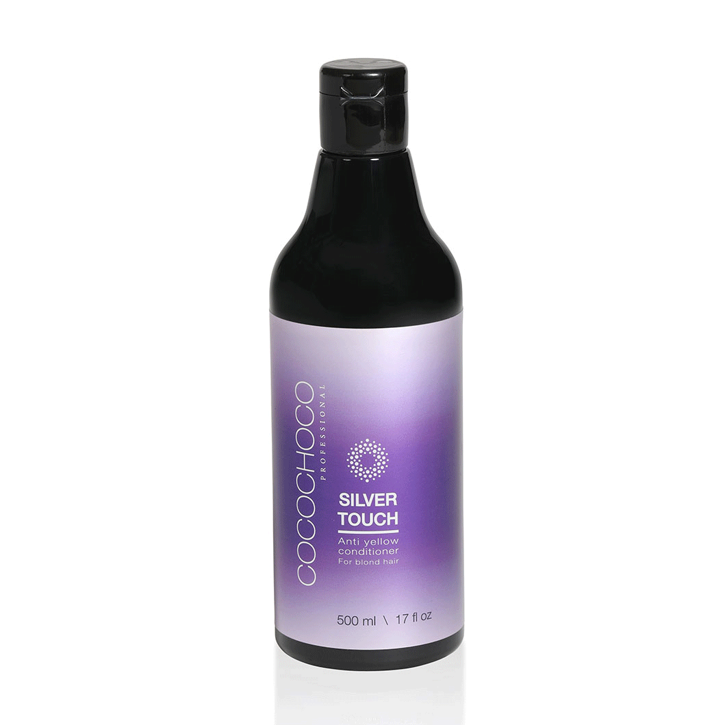 COCOCHOCO Silver Touch Anti-yellow Conditioner – Балсам против жълти оттенъци за руса и изсветлена коса 500 мл