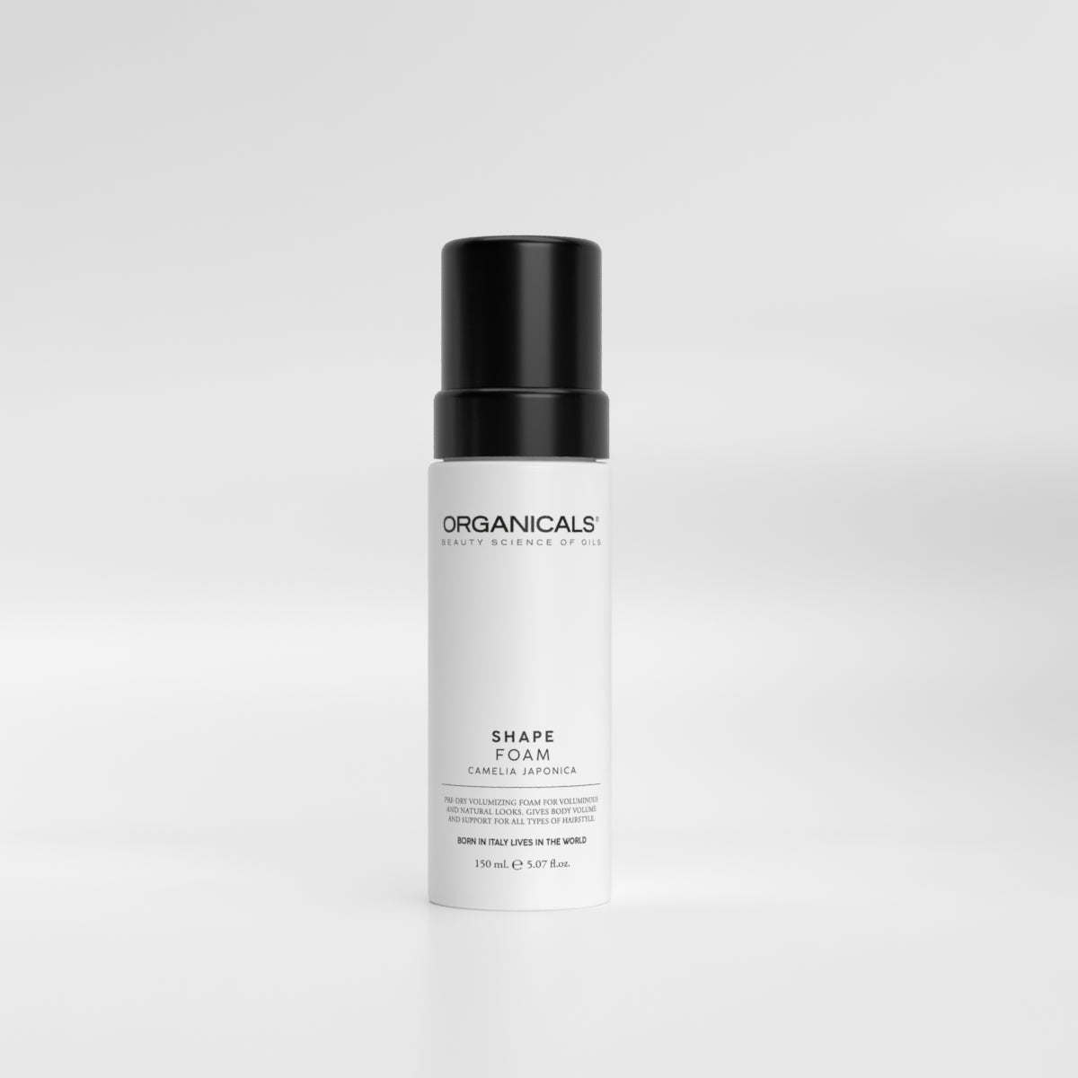 ORGANICALS Shape Foam Japanese Camelia – Волумизираща Пяна за Коса с Лек Завършек 150 мл
