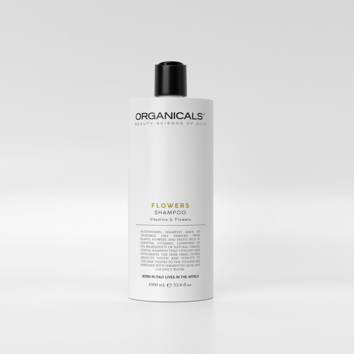 ORGANICALS Flowers Shampoo Vitamins & Flowers – Ревитализиращ Шампоан с Витамини и Цветни Екстракти 1000 мл