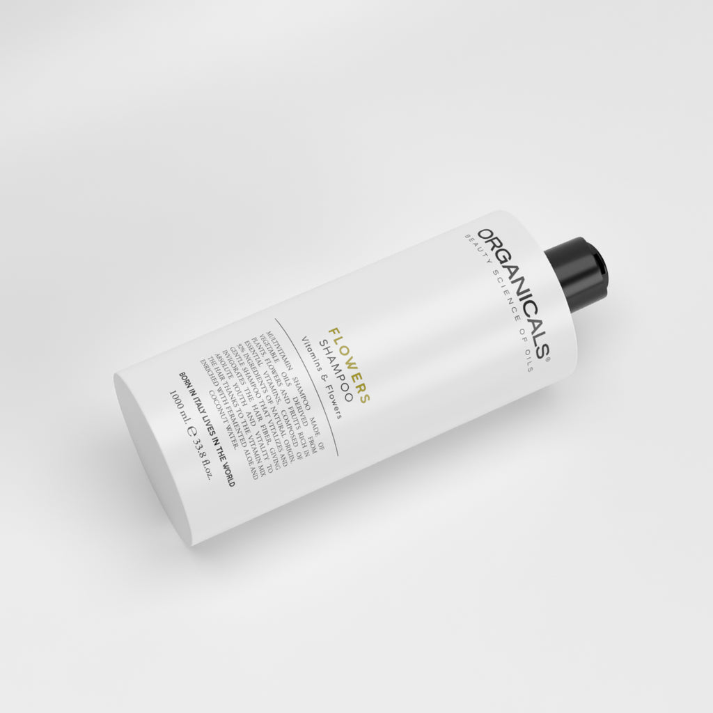 ORGANICALS Flowers Shampoo Vitamins & Flowers – Ревитализиращ Шампоан с Витамини и Цветни Екстракти 1000 мл