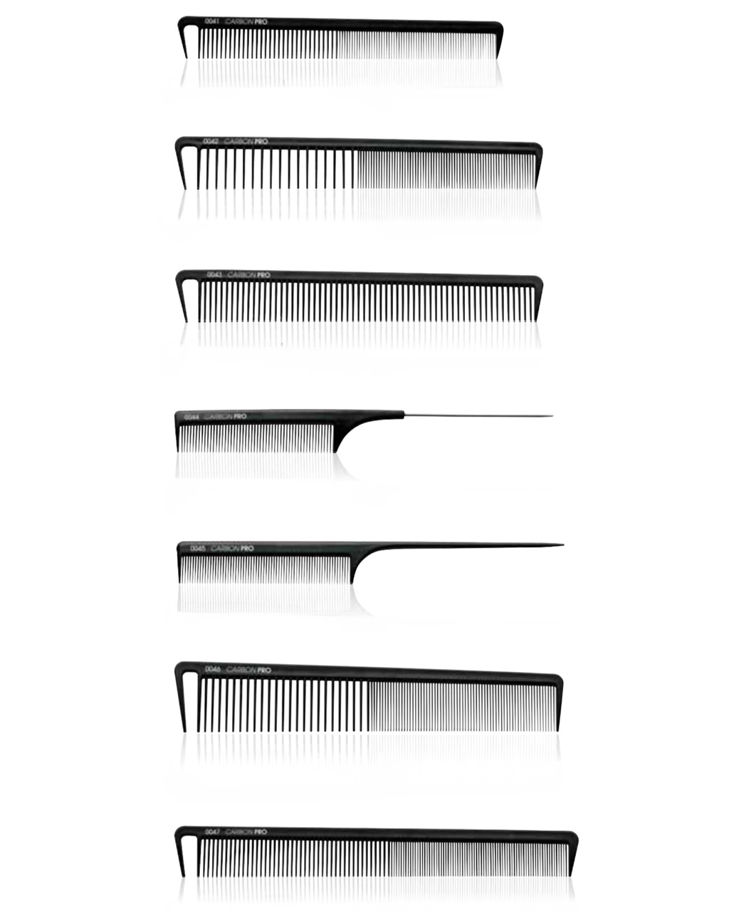 XANIPRO HairCare Carbon Pro – комплект от 7 карбонови гребена