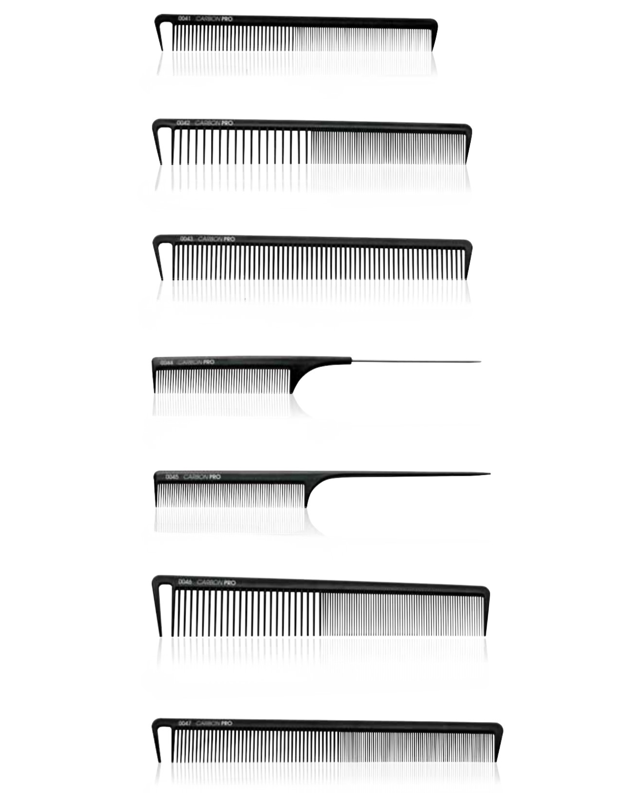XANIPRO HairCare Carbon Pro – комплект от 7 карбонови гребена