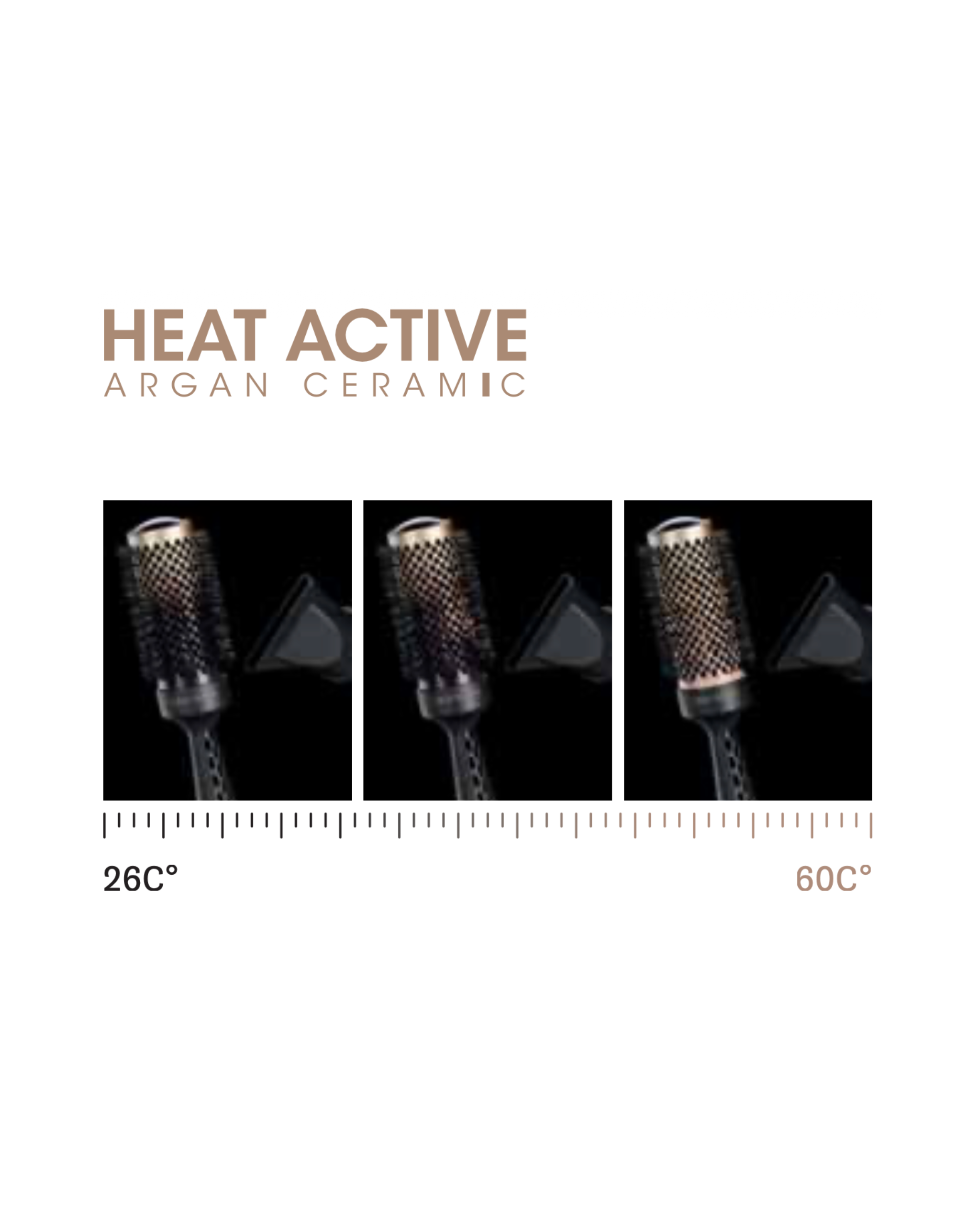 XANIPRO SalonXPro Heat Active Argan Ceramic – Термична Четка Ø 53 мм