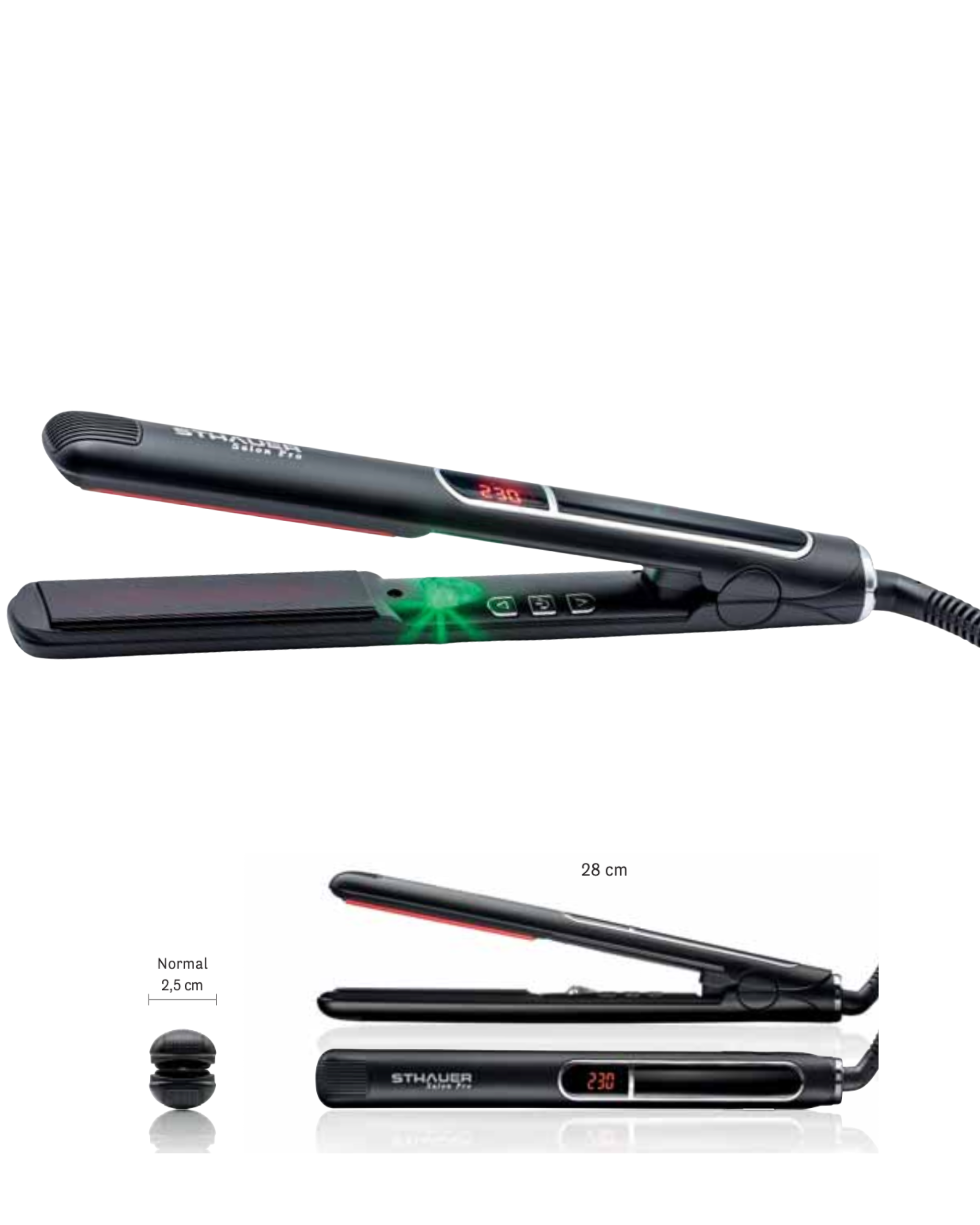 STHAUER Salon Pro Infrared Ionic Styler – Керамична Преса с Инфрачервени Лъчи