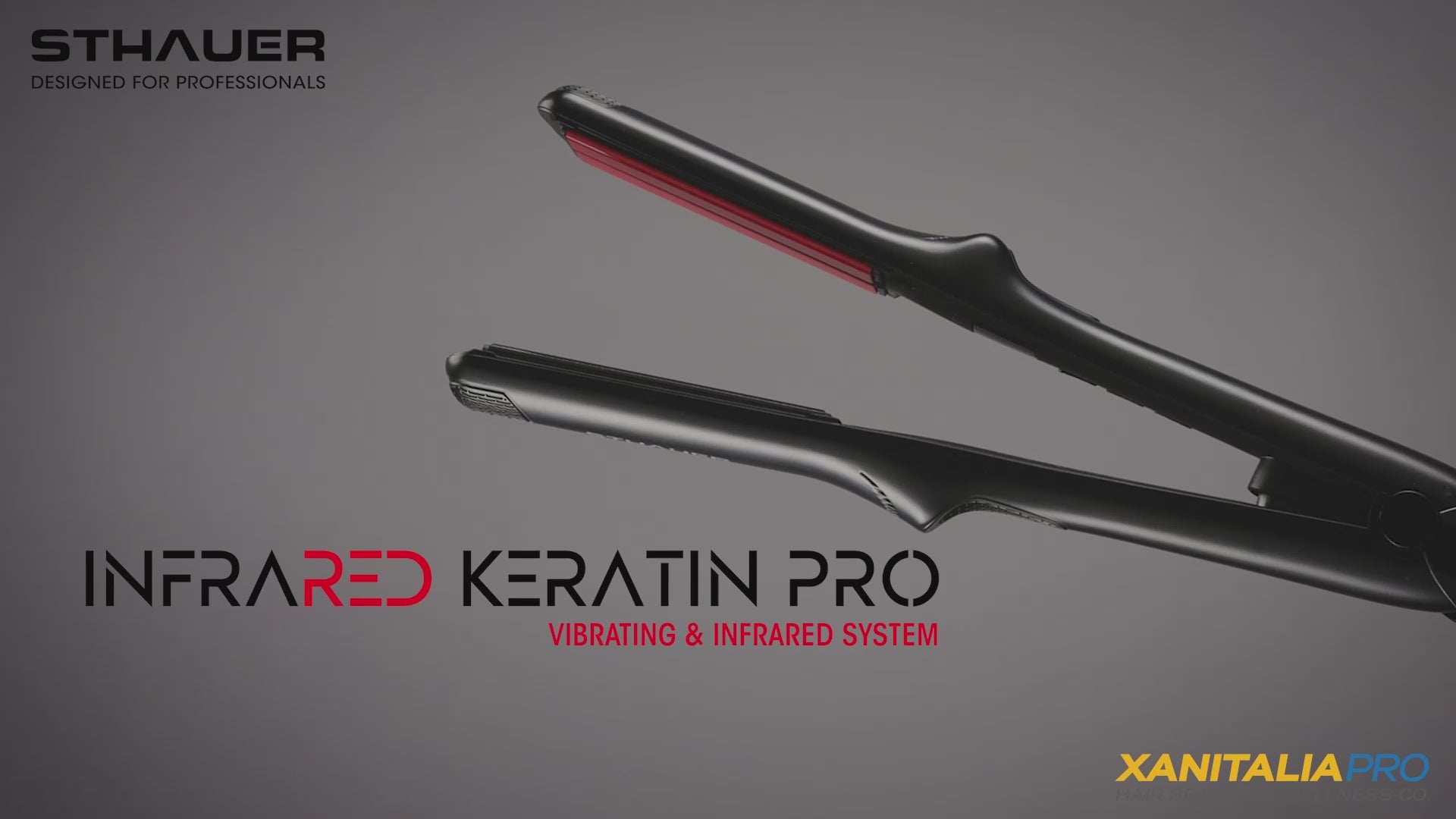 STHAUER Infrared Keratin Pro – Керамична Преса с Инфрачервени Лъчи и Микро-Вибрация