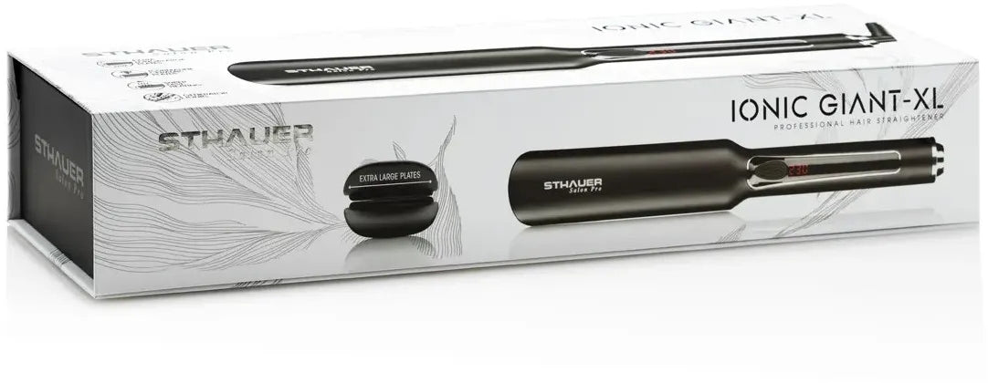 STHAUER Ionic Giant XL Professional Hair Straightener – професионална преса за коса с екстра широки плочи